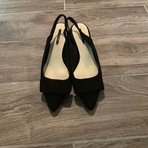 Zara Slingback block heels